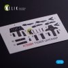 KELIK K72089 Eurocopter Tiger UHT/HAP interior 3D decals for Revell kit